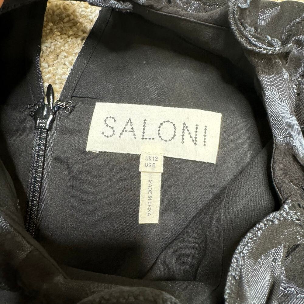 Saloni Rina B Short Mini Dress with Ruffle Detail size 4 - Picture 3 of 5
